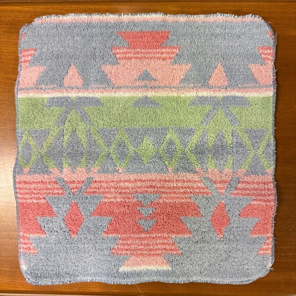 Vintage Ralph Lauren Santa Fe Blue Wash Cloth - Picture 4 of 4